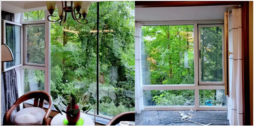 Распашная противомоскитная сетка-1